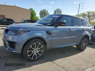 2019 Land Rover Range Rover Sport Dynamic with VIN SALWR2RE4KA821179, listed as a Copart auction lot 54288975 with 64,952 mi miles and Salvage title. Bid and sale history available at DreamBid. Image 1.