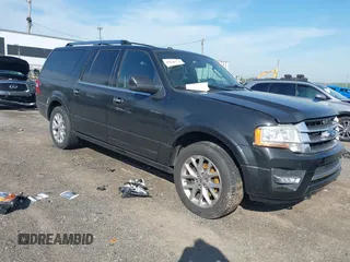 2015 Ford Expedition Max Limited with VIN 1FMJK2AT1FEF45991, listed as a IAAI auction lot 42240606 with 146,314 mi miles and . Bid and sale history available at DreamBid. Image 1.