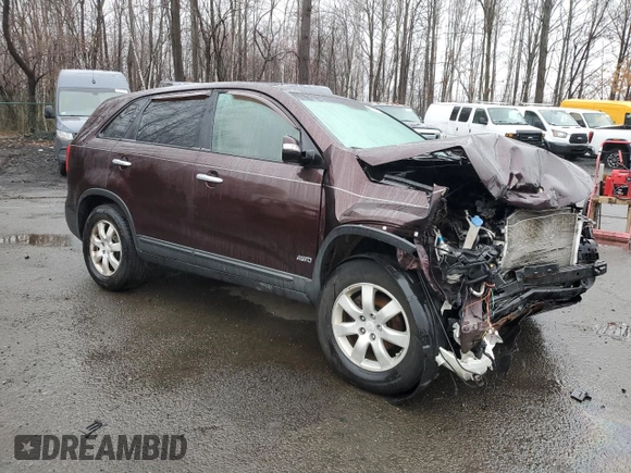 2011 Kia Sorento LX with VIN 5XYKTCA1XBG026448, listed as a Copart auction lot 51687725 with 150,426 mi miles and Salvage Title. Bid and sale history available at carsss.com. Image 4.