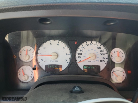 2005 Dodge Ram 1500 SLT with VIN 1D7HA18D05S200424, listed as a Copart auction lot 53132465 with 237,012 mi miles and Salvage Title. Bid and sale history available at carsss.com. Image 9.