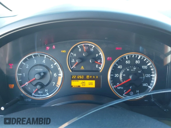 2011 Nissan Titan SL with VIN 1N6BA0EC5BN307529, listed as a IAAI auction lot 41729522 with 221,260 mi miles. Bid and sale history available at carsss.com. Image 7.