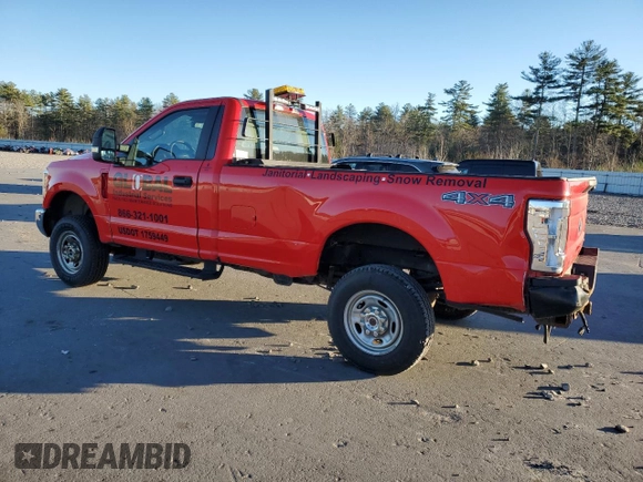 2019 Ford Super Duty F-250 SRW XL with VIN 1FTBF2B66KEF66349, listed as a Copart auction lot 81186234 with 43,000 mi miles and Salvage Title. Bid and sale history available at carsss.com. Image 2.