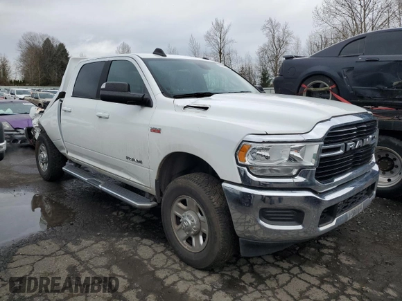 2021 Ram 2500 Big Horn with VIN 3C6UR5DJ9MG627943, listed as a Copart auction lot 54178585 with 48,668 mi miles and Salvage Title. Bid and sale history available at carsss.com. Image 4.