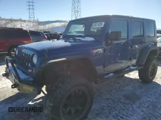 2009 Jeep Wrangler Unlimited Rubicon with VIN 1J8GA69109L755566, listed as a Copart auction lot 87611205 with 137,647 mi miles and Salvage title. Bid and sale history available at DreamBid. Image 1.