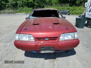 1990 Ford Mustang with VIN 1FACP40E5LF223413, listed as a Copart auction lot 62114315 with Not provided miles and Salvage title. Bid and sale history available at DreamBid. Image 5.