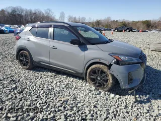 2021 Nissan Kicks SR with VIN 3N1CP5DV5ML531458, listed as a Copart auction lot 48510285 with 60,734 mi miles and Salvage Title. Bid and sale history available at carsss.com. Image 4.