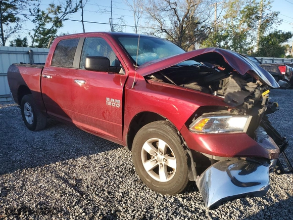 2018 Ram 1500 Big Horn with VIN 1C6RR6LG1JS248165, listed as a Copart auction lot 48335615 with 103,196 mi miles and Salvage Title. Bid and sale history available at carsss.com. Image 4.