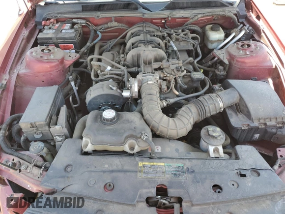 2005 Ford Mustang Deluxe with VIN 1ZVFT80N155171312, listed as a Copart auction lot 57504585 with 141,922 mi miles and Salvage title. Bid and sale history available at DreamBid. Image 11.