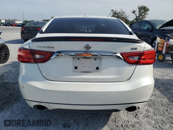 2016 Nissan Maxima SR with VIN 1N4AA6AP5GC421677, listed as a Copart auction lot 58738515 with 140,920 mi miles and Salvage title. Bid and sale history available at DreamBid. Image 6.