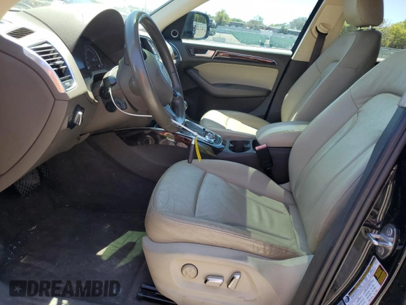 2013 Audi Q5 Premium Plus with VIN WA1LFAFP9DA008520, listed as a Copart auction lot 50175995 with 132,284 mi miles and Salvage Title. Bid and sale history available at carsss.com. Image 7.