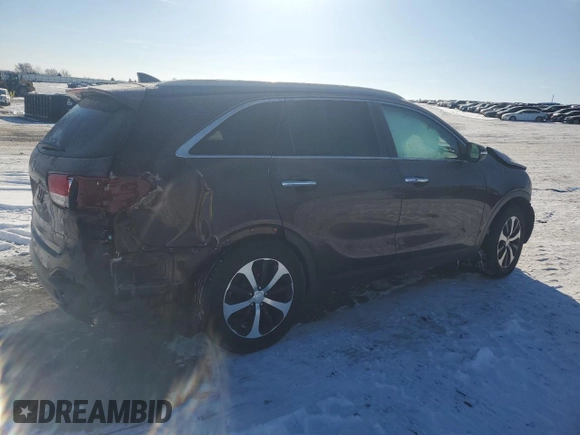 2016 Kia Sorento EX with VIN 5XYPH4A17GG030963, listed as a Copart auction lot 45870525 with 168,357 mi miles and Salvage title. Bid and sale history available at DreamBid. Image 3.