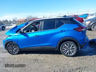 2022 Nissan Kicks SV with VIN 3N1CP5CV1NL510786, listed as a IAAI auction lot 41600316 with 82,374 mi miles and . Bid and sale history available at carsss.com. Image 14.