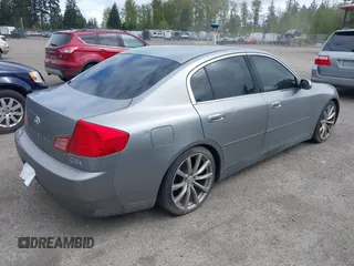 2004 Infiniti G35 w/Leather with VIN JNKCV51F84M706371, listed as a IAAI auction lot 42056977 with 178,181 mi miles and . Bid and sale history available at DreamBid. Image 4.