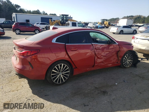 2021 BMW 2 Series 228i xDrive with VIN WBA73AK07M7H05061, listed as a Copart auction lot 49155685 with 70,506 mi miles and Salvage title. Bid and sale history available at DreamBid. Image 3.
