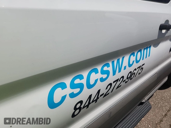 2016 Ford Transit Cargo with VIN 1FTYE1YM9GKB15650, listed as a IAAI auction lot 42679252 with 216,239 mi miles and . Bid and sale history available at DreamBid. Image 13.