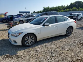2017 Infiniti Q50 Sport with VIN JN1EV7AP7HM743063, listed as a Copart auction lot 61135995 with 47,149 mi miles and Salvage title. Bid and sale history available at DreamBid. Image 1.