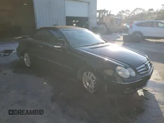 2009 Mercedes-Benz CLK 350 with VIN WDBTK56F19T103518, listed as a Copart auction lot 44406055 with 145,634 mi miles and Salvage title. Bid and sale history available at DreamBid. Image 4.