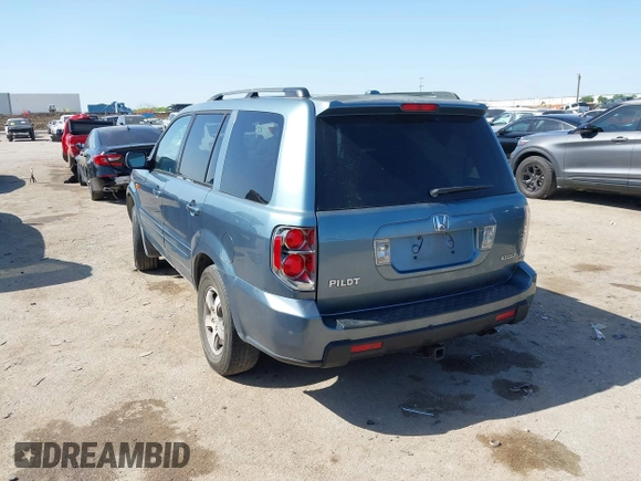 2006 Honda Pilot EX-L with VIN 2HKYF18506H521822, listed as a IAAI auction lot 42012612 with 187,946 mi miles and . Bid and sale history available at DreamBid. Image 3.