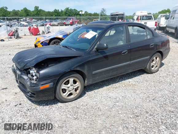 2005 Hyundai Elantra GLS with VIN KMHDN46D05U116895, listed as a IAAI auction lot 42345616 with 292,340 mi miles and . Bid and sale history available at DreamBid. Image 2.
