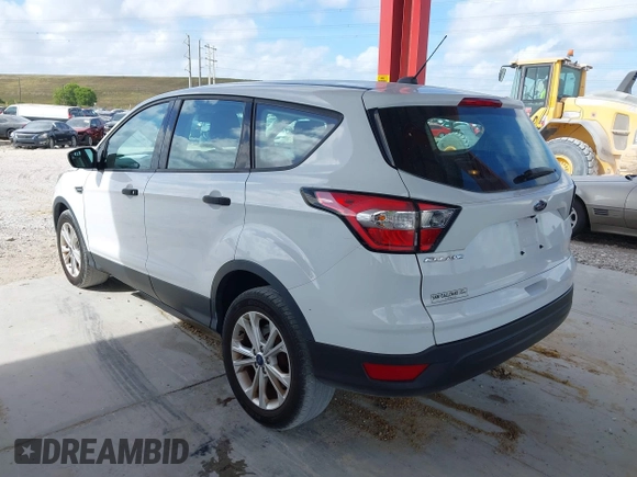 2018 Ford Escape S with VIN 1FMCU0F74JUB68106, listed as a IAAI auction lot 41939286 with 45,168 mi miles. Bid and sale history available at carsss.com. Image 3.