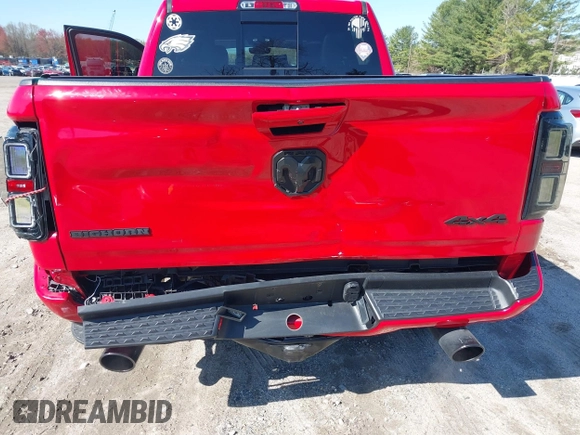 2021 Ram 1500 Big Horn with VIN 1C6SRFFT3MN677725, listed as a IAAI auction lot 41989636 with 37,784 mi miles and . Bid and sale history available at DreamBid. Image 4.