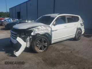 2021 Volkswagen Atlas SE with VIN 1V2MR2CA4MC585742, listed as a Copart auction lot 62234165 with 65,608 mi miles and Non repairable. Bid and sale history available at DreamBid. Image 1.