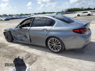 2021 BMW 5 Series 540i с VIN WBA53BJ08MWX03126, выставлен на аукционе Copart как лот 60490935 с пробегом 53 502 миль миль и Списание • Salvage title. История ставок и продаж доступна на DreamBid. Изображение 2.