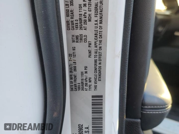 2022 Jeep Grand Cherokee Limited with VIN 1C4RJGBGXN8630902, listed as a Copart auction lot 45595575 with 51,342 mi miles and Salvage title. Bid and sale history available at DreamBid. Image 15.