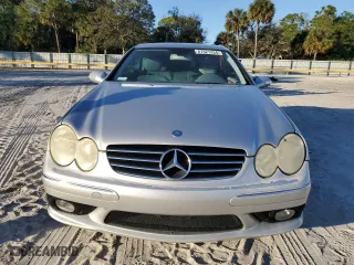 2003 Mercedes-Benz CLK-Class 5.0L with VIN WDBTJ75JX3F052823, listed as a Copart auction lot 87321334 with 132,774 mi miles and Salvage Title. Bid and sale history available at carsss.com. Image 5.