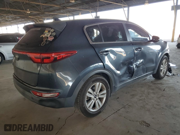 2019 Kia Sportage LX with VIN KNDPM3AC9K7613841, listed as a Copart auction lot 52531705 with 117,425 mi miles and Salvage Title. Bid and sale history available at carsss.com. Image 3.