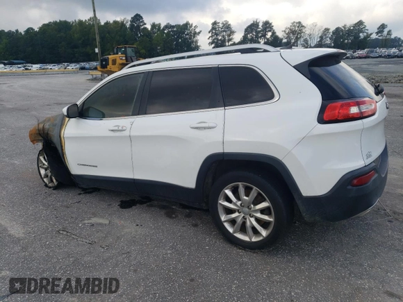 2015 Jeep Cherokee Limited with VIN 1C4PJLDS1FW584617, listed as a Copart auction lot 73677314 with Not Provided miles and Salvage Title. Bid and sale history available at DreamBid. Image 2.