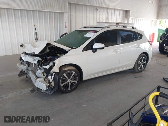 2019 Subaru Impreza Premium with VIN 4S3GTAD62K3707032, listed as a IAAI auction lot 42636552 with 90,278 mi miles and . Bid and sale history available at DreamBid. Image 2.