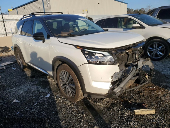 2022 Nissan Pathfinder Platinum с VIN 5N1DR3DH9NC227536, выставлен на аукционе Copart как лот 82574524 с пробегом 65 706 миль миль и Чистый • Clean title. История ставок и продаж доступна на DreamBid. Изображение 4.