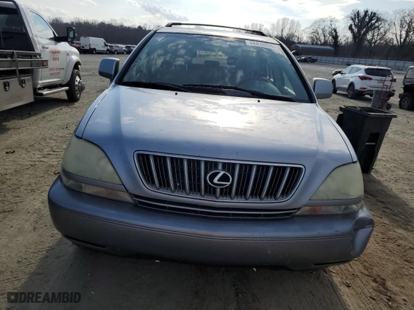 2003 Lexus RX 300 with VIN JTJGF10U030154053, listed as a Copart auction lot 44418205 with 256,735 mi miles and Salvage Title. Bid and sale history available at carsss.com. Image 5.