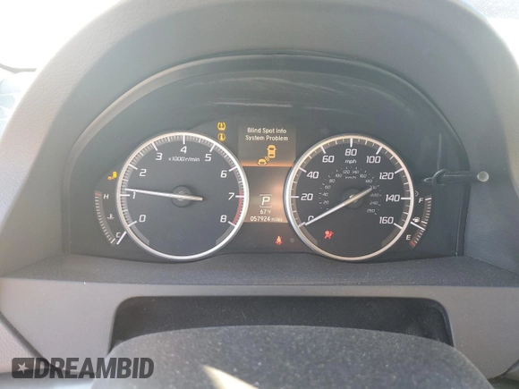 2018 Acura RDX w/Advance Pkg with VIN 5J8TB3H77JL000590, listed as a Copart auction lot 79733314 with 57,924 mi miles and Clean Title. Bid and sale history available at carsss.com. Image 9.