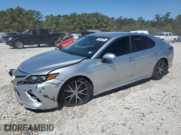 2023 Toyota Camry SE with VIN 4T1G11AK0PU751342, listed as a Copart auction lot 49345515 with 22,887 mi miles and Salvage Title. Bid and sale history available at DreamBid. Image 1.