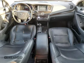 2014 Kia Cadenza Premium with VIN KNALN4D72E5130642, listed as a Copart auction lot 76027964 with 80,657 mi miles and Salvage Title. Bid and sale history available at carsss.com. Image 8.