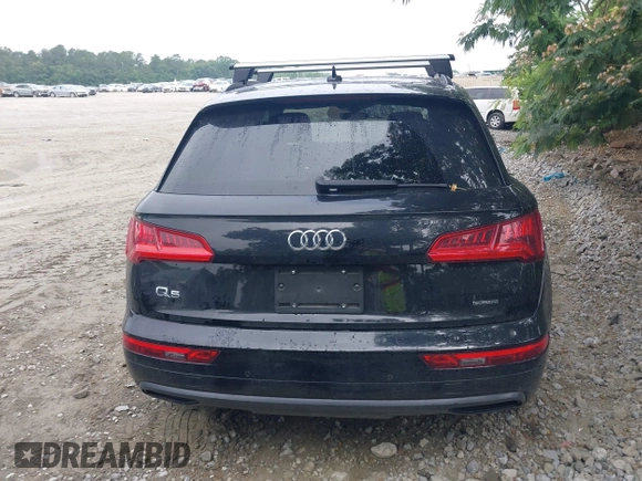2020 Audi Q5 Premium with VIN WA1ANAFY6L2105007, listed as a IAAI auction lot 42400742 with 43,916 mi miles and . Bid and sale history available at DreamBid. Image 17.