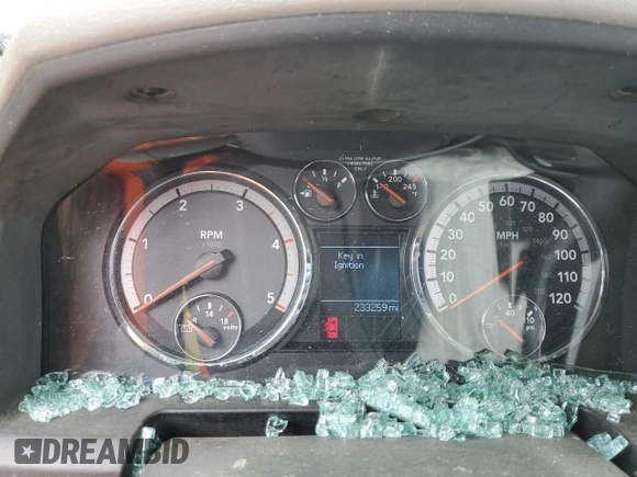 2012 Ram 2500 ST with VIN 3C6UD5HL9CG101059, listed as a Copart auction lot 49768895 with 233,259 mi miles and Salvage title. Bid and sale history available at DreamBid. Image 8.