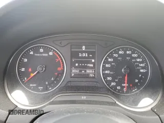 2017 Audi A3 Sedan Premium with VIN WAUB8GFF6H1073561, listed as a Copart auction lot 61051214 with 38,342 mi miles and Salvage Title. Bid and sale history available at carsss.com. Image 9.