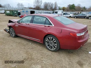 2017 Lincoln Continental Select with VIN 1LN6L9SP9H5610652, listed as a Copart auction lot 41947913 with 30,739 mi miles. Bid and sale history available at carsss.com. Image 2.