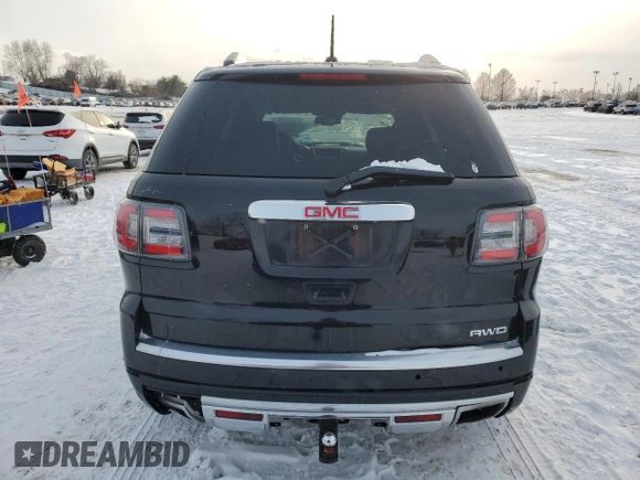 2016 GMC Acadia Denali with VIN 1GKKVTKD4GJ260146, listed as a Copart auction lot 46232285 with 0 mi miles and Salvage Title. Bid and sale history available at carsss.com. Image 6.