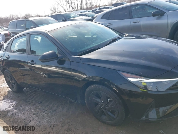 2021 Hyundai Elantra SEL with VIN 5NPLS4AG3MH005342, listed as a IAAI auction lot 41787600 with 85,819 mi miles. Bid and sale history available at carsss.com. Image 13.