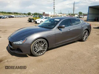 2015 Maserati Ghibli S Q4 z VIN ZAM57RTA9F1129976, wystawiony jako Copart lot #60998414 z przebiegiem 57 574 mil mil oraz Tytuł czysty. Historia ofert i sprzedaży dostępna na DreamBid. Obrazek 1.