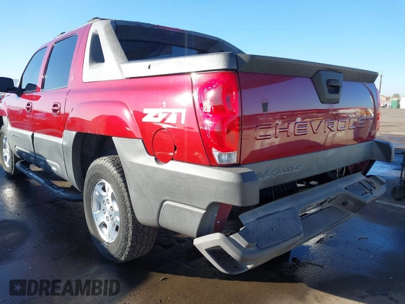 2004 Chevrolet Avalanche Z71 with VIN 3GNEK12T54G329508, listed as a IAAI auction lot 41319917 with 155,439 mi miles and . Bid and sale history available at DreamBid. Image 6.