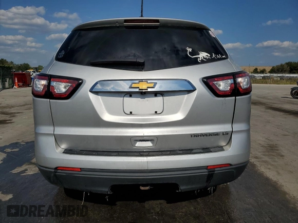2016 Chevrolet Traverse LS with VIN 1GNKRFED5GJ276943, listed as a Copart auction lot 52102134 with Not Provided miles and Salvage Title. Bid and sale history available at carsss.com. Image 6.