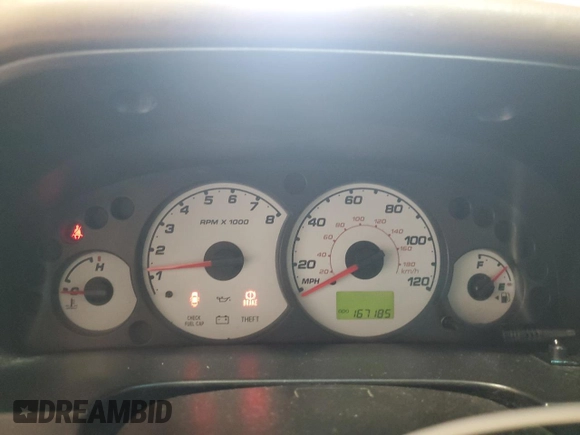 2002 Ford Escape XLS Value with VIN 1FMYU01B32KC48043, listed as a Copart auction lot 63011005 with 167,185 mi miles and Salvage title. Bid and sale history available at DreamBid. Image 9.