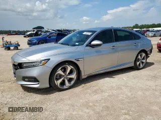 2018 Honda Accord Touring with VIN 1HGCV2F97JA043974, listed as a Copart auction lot 63522325 with 40,011 mi miles and Salvage title. Bid and sale history available at DreamBid. Image 1.