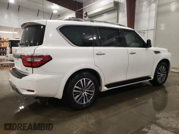 2023 Nissan Armada SL with VIN JN8AY2BB2P9831582, listed as a Copart auction lot 74304073 with 3,044 mi miles. Bid and sale history available at carsss.com. Image 3.