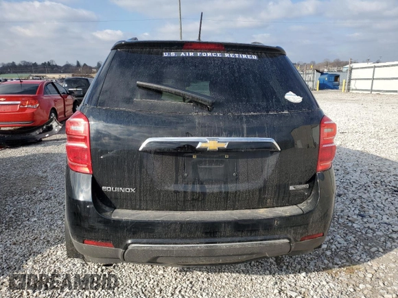 2017 Chevrolet Equinox Premier with VIN 2GNALDEK5H1575926, listed as a Copart auction lot 46900915 with 129,635 mi miles and Salvage Title. Bid and sale history available at DreamBid. Image 6.